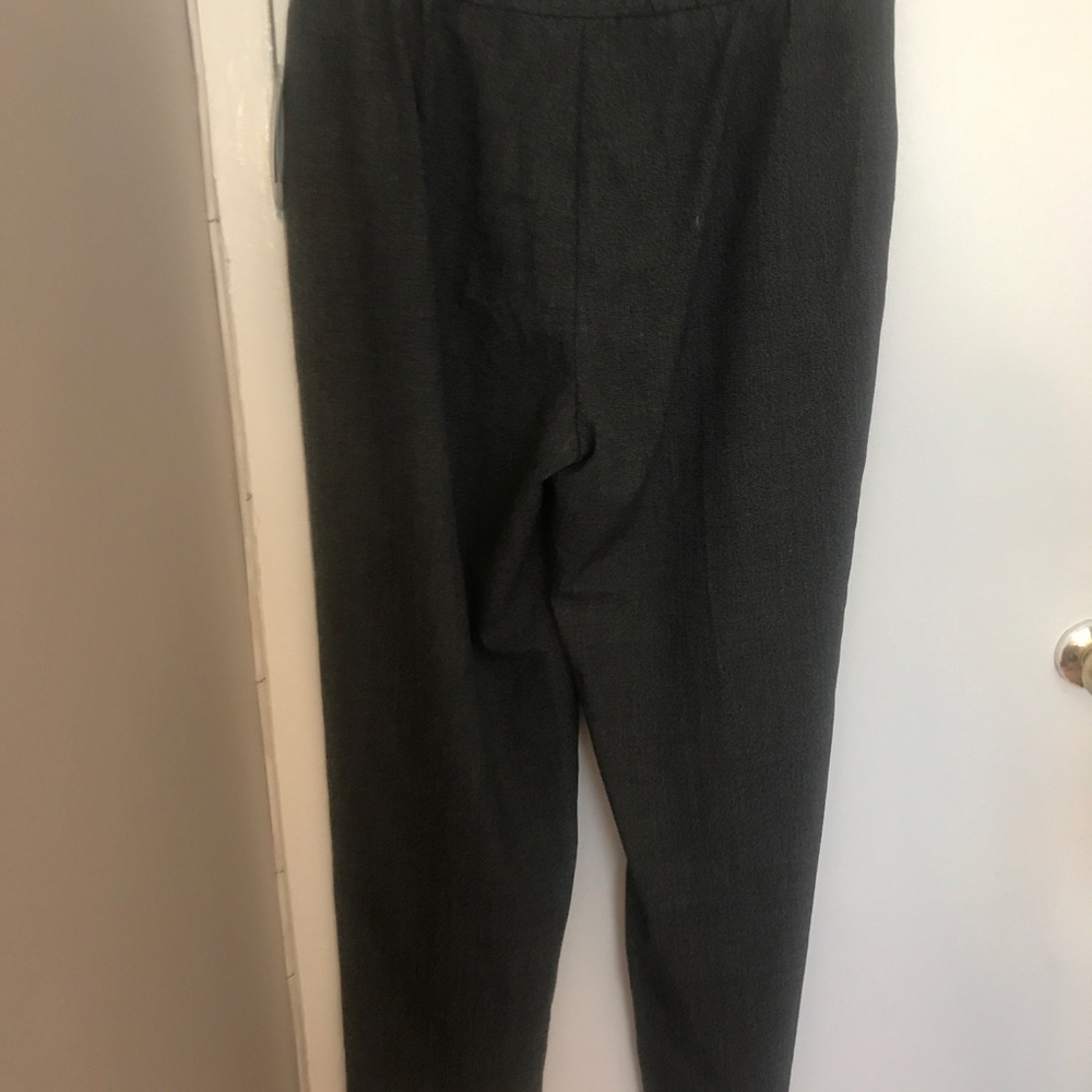 New Briggs New York Comfort Waist Pull on Heather Grey Pants size 16